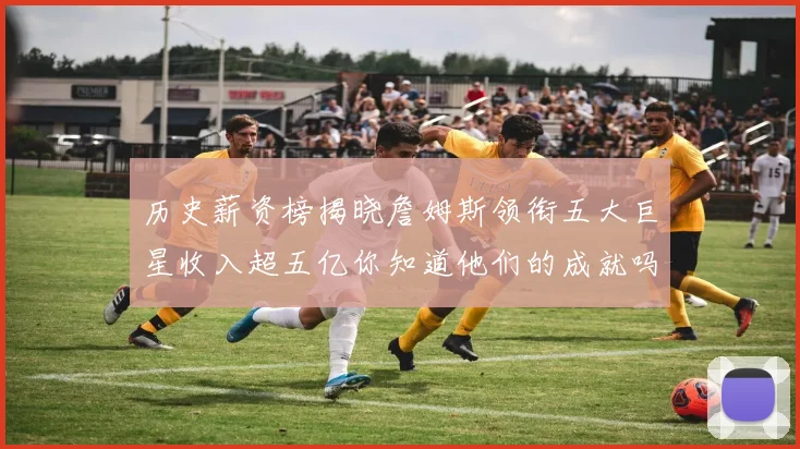 历史薪资榜揭晓詹姆斯领衔五大巨星收入超五亿你知道他们的成就吗